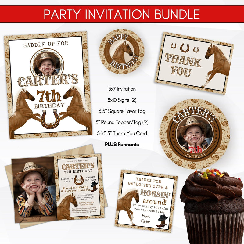 Western birthday party supplies