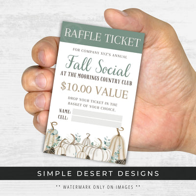 Fall Fundraiser Ideas – Simple Desert Designs