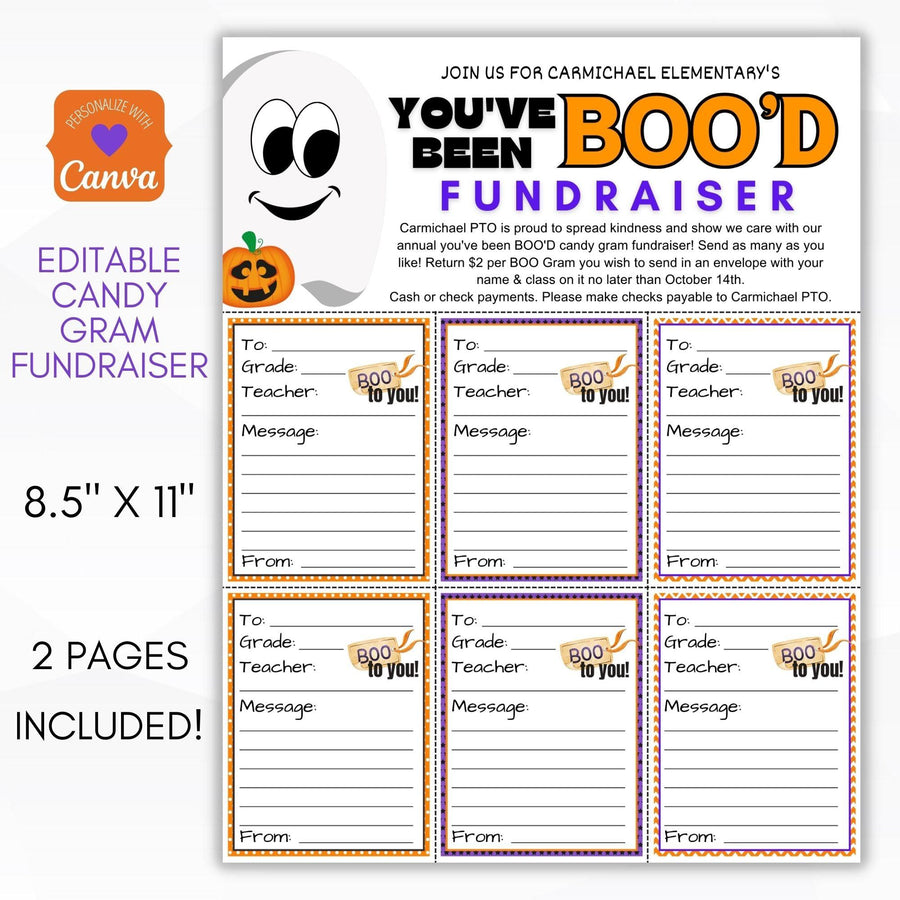 You've Been Boo'd Candy Grams Simple Desert Designs