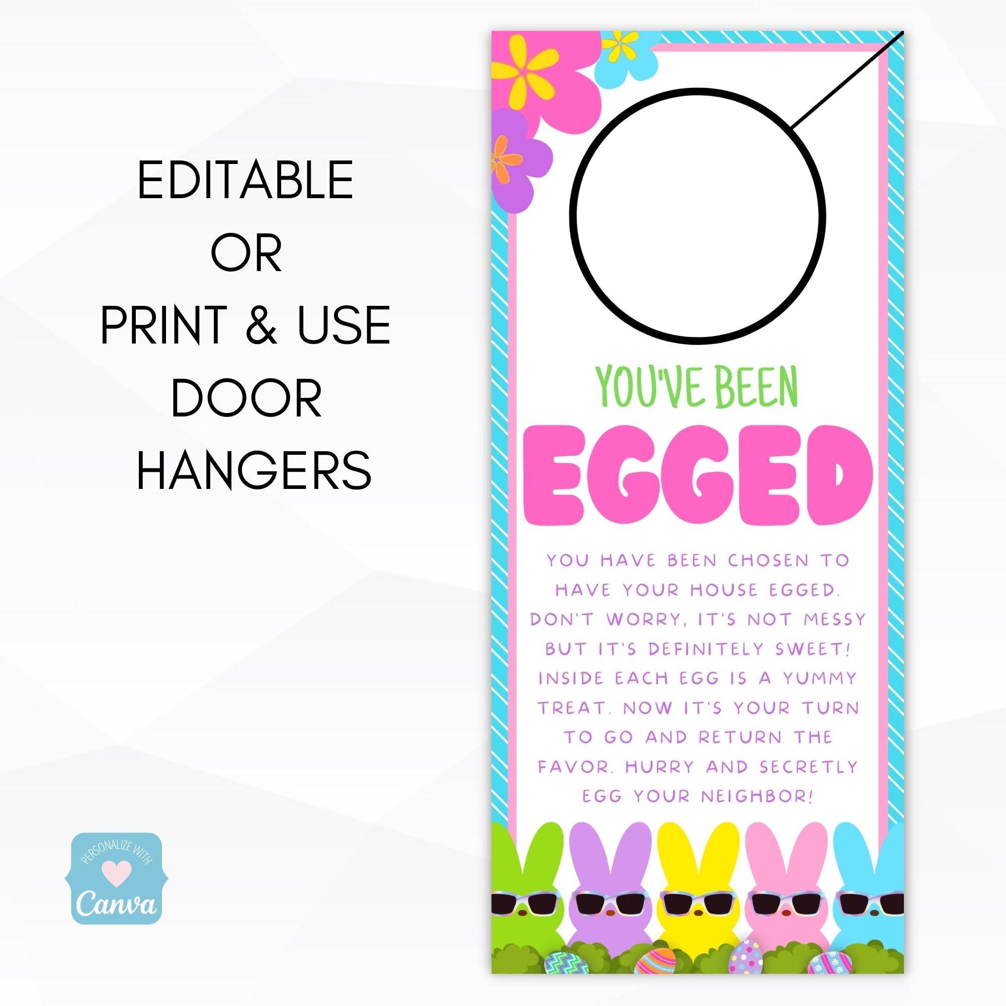 egg my yard door hanger