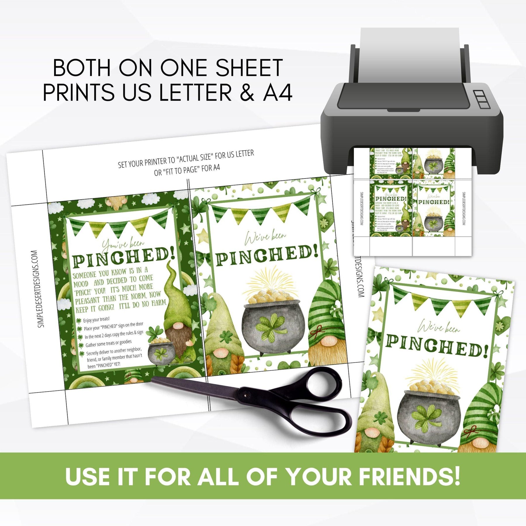 Lucky You've Been Pinched Gift Idea β Simple Desert Designs