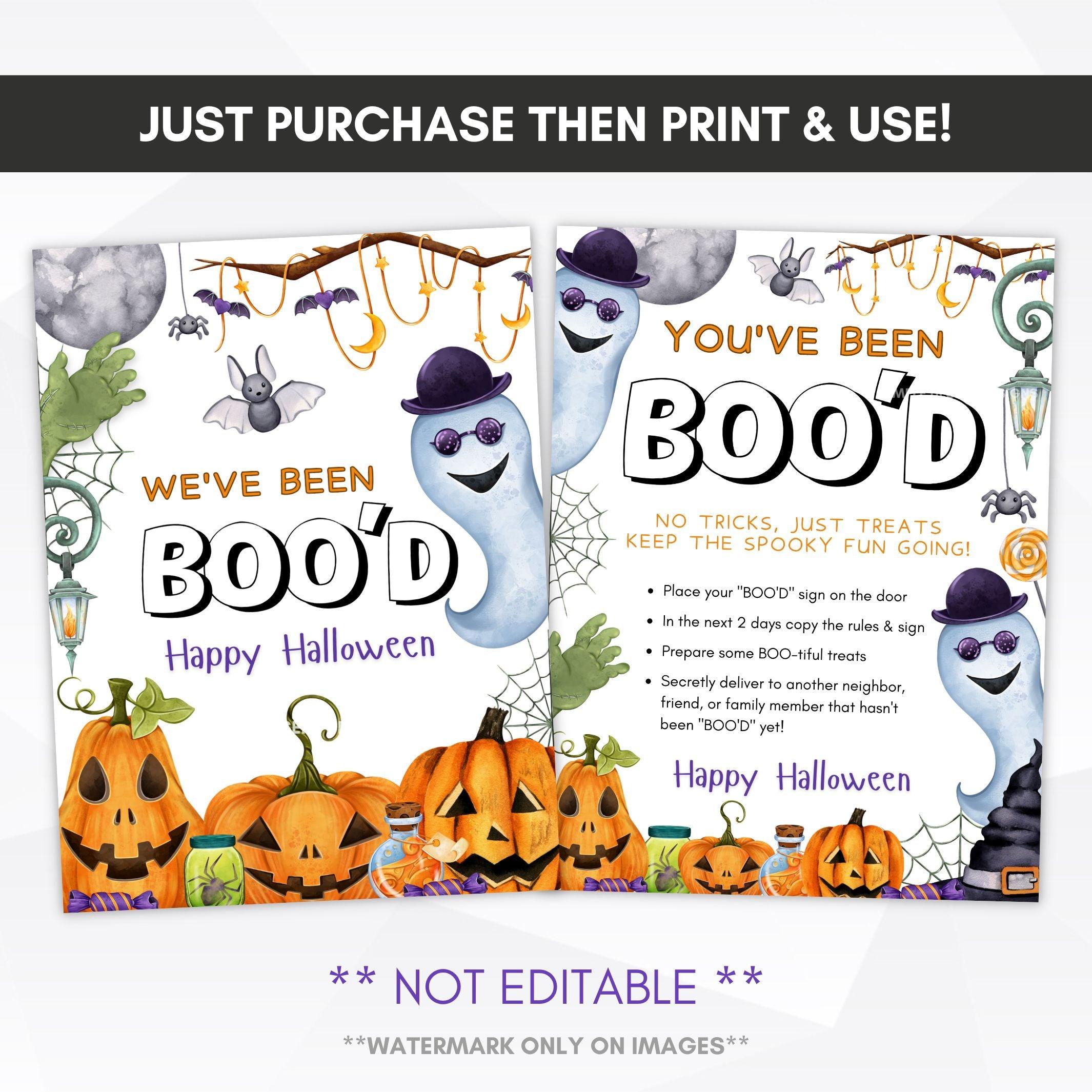 you've been boo'd